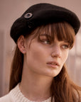 Button Black Beret