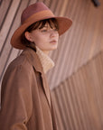 Terracotta Wool Fedora