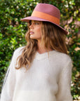 Terracotta Wool Fedora