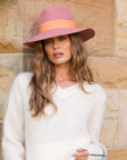 Terracotta Wool Fedora