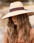 Sunshine Two Tone Wide Brim Hat