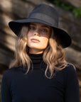 Traditional Wool Fedora Noir