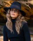 Traditional Wool Fedora Noir