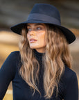 Traditional Wool Fedora Noir