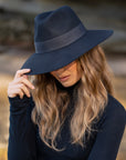 Traditional Wool Fedora Noir