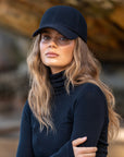 Black Woollen Cap