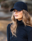 Black Woollen Cap