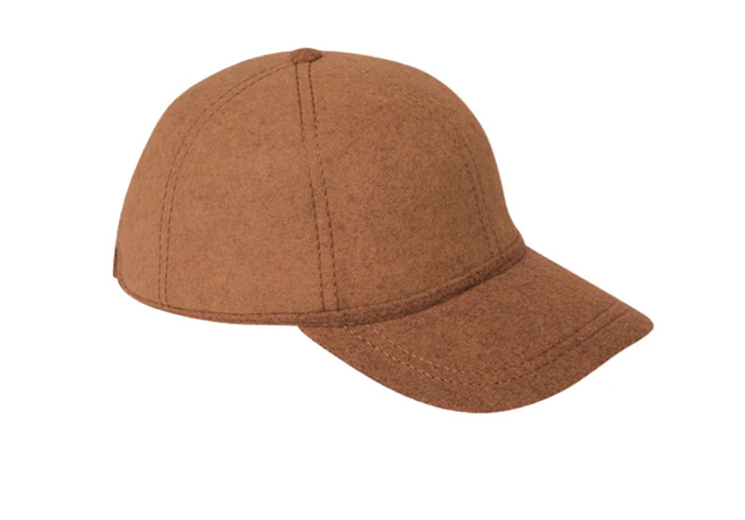 Rich Caramel Woollen Cap – Sarah J Curtis