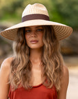 Sunshine Two Tone Wide Brim Hat