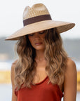 Sunshine Two Tone Wide Brim Hat