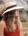 Sunshine Two Tone Wide Brim Hat